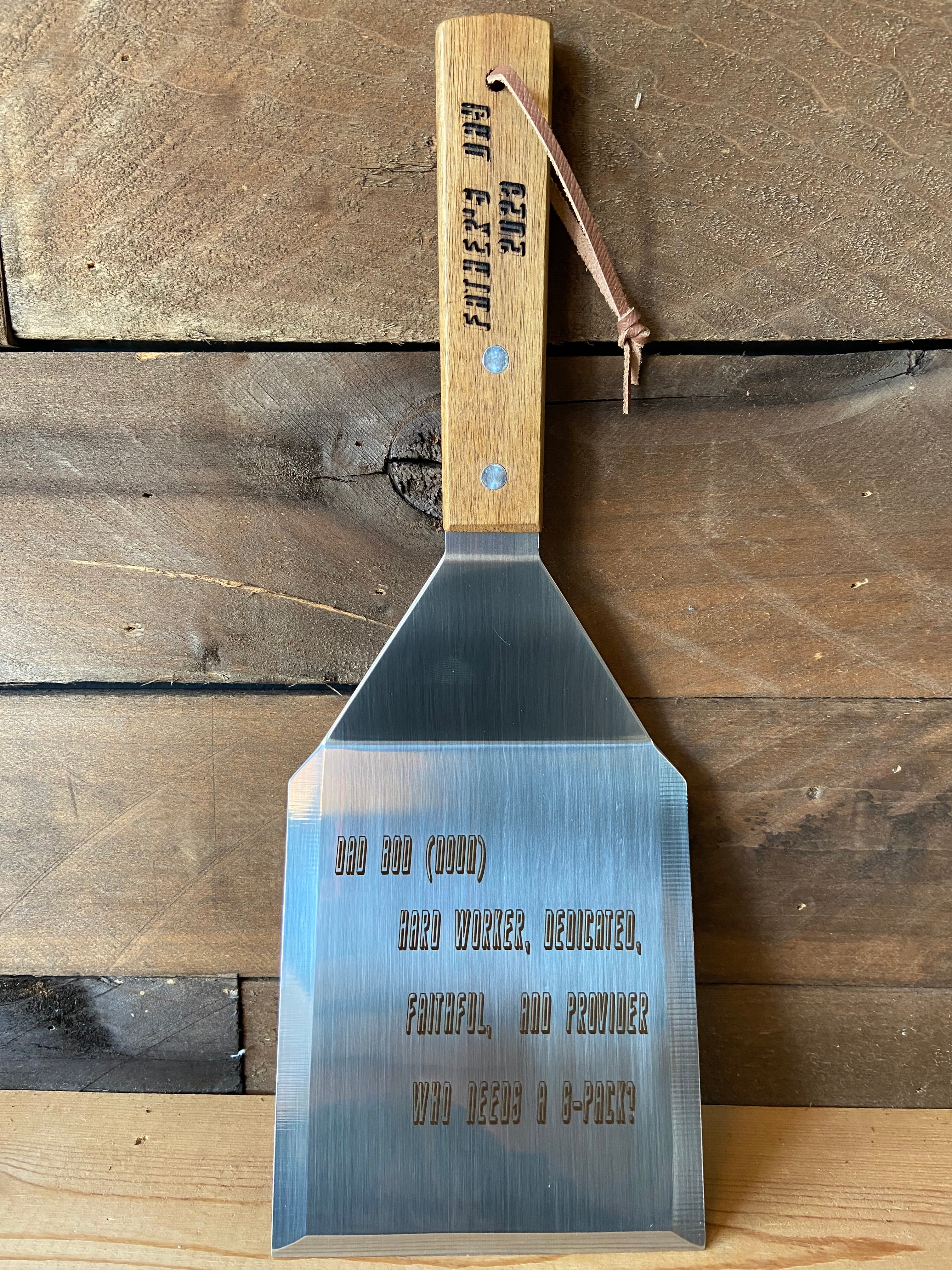 Grill Spatula DAD BOD The Laser Forge